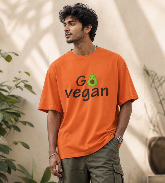 Go Vegan (Orange)