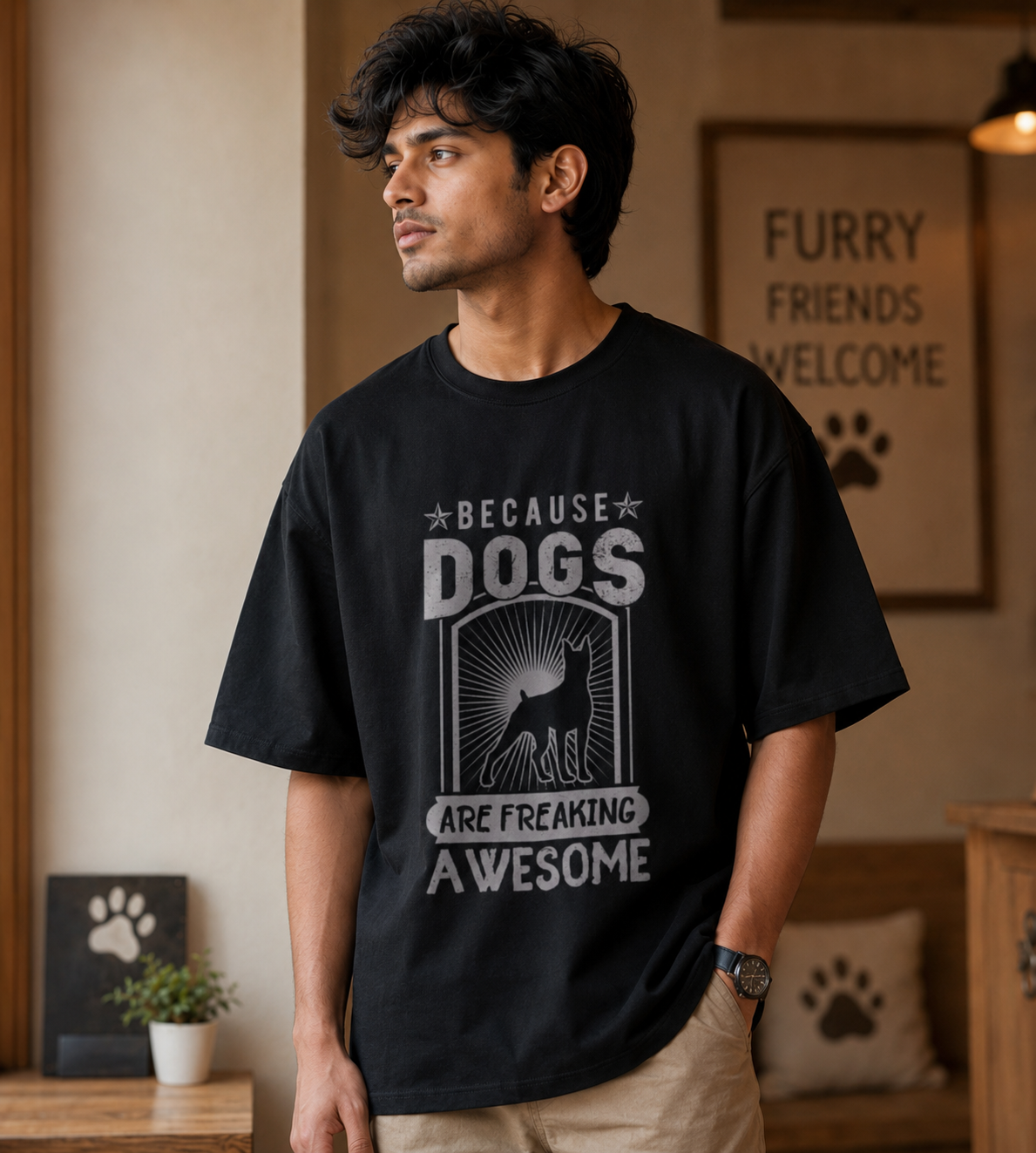 Because Dogs Are Freaking Awesome (Black)