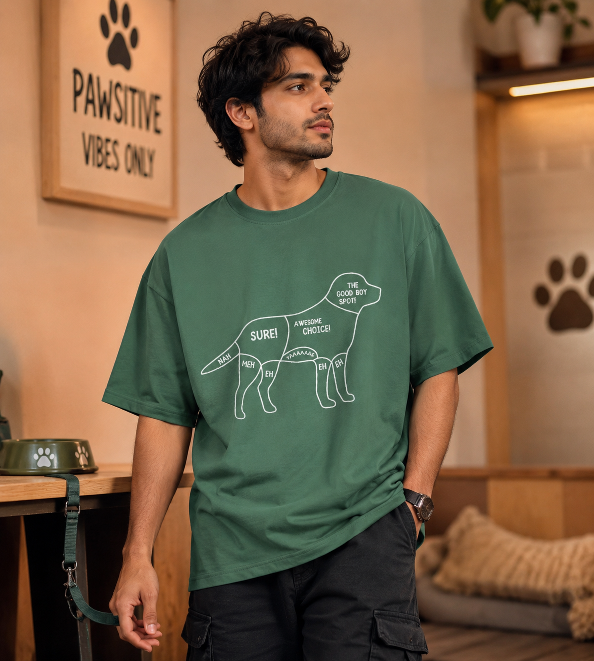 Dog Touch (Forest Green)