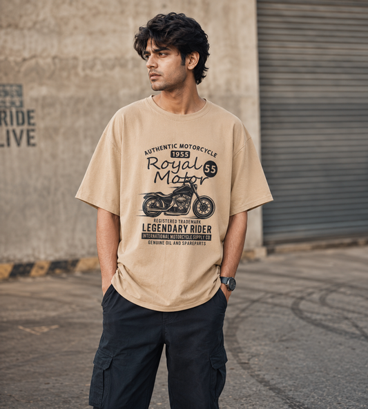Authentic Motorcycle (Beige)