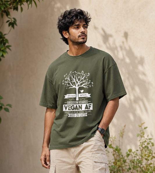 Vegan AF (Olive Green)