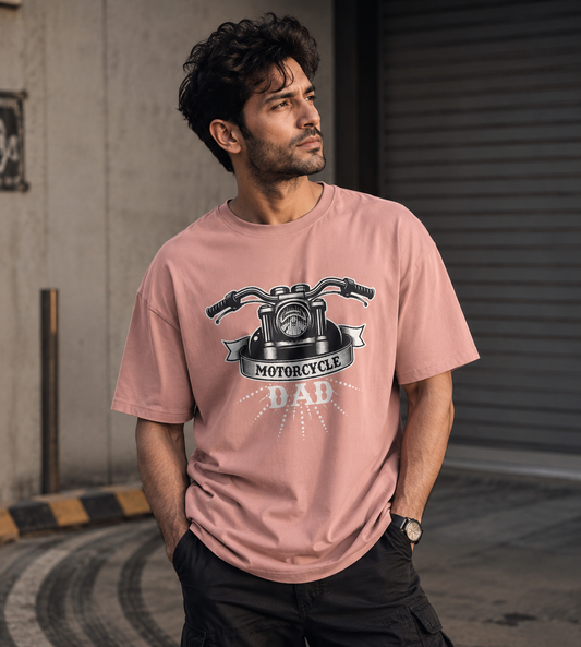Motorcycle Dad (Pastel Pink)