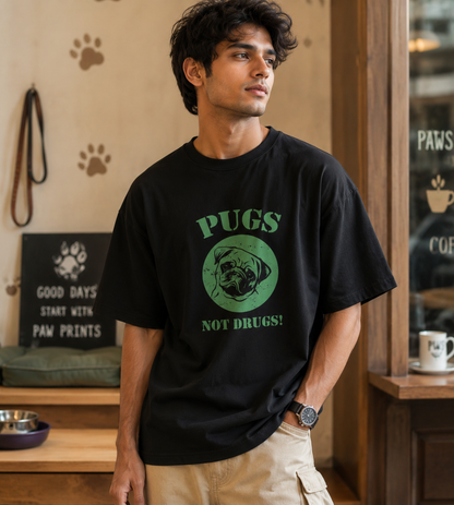 Pugs Not Drugs (Black)
