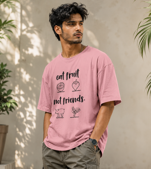 Eat Fruit Not Friends (Pastel Pink)