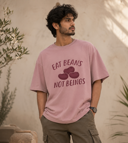 Eat Beans Not Beings (Pastel Pink)