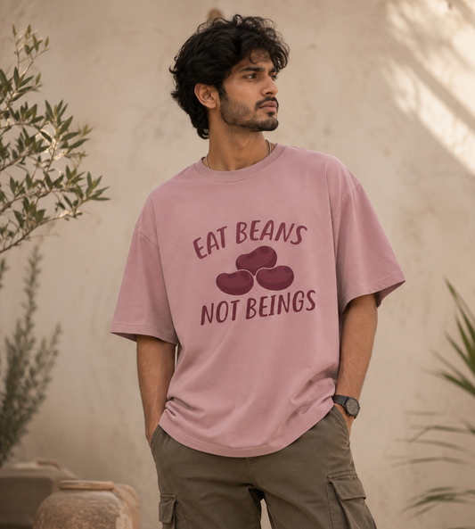 Eat Beans Not Beings (Pastel Pink)
