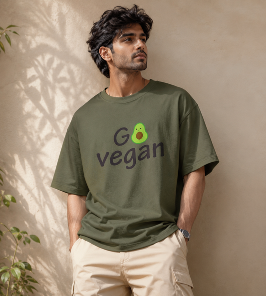 Go Vegan (Olive Green)