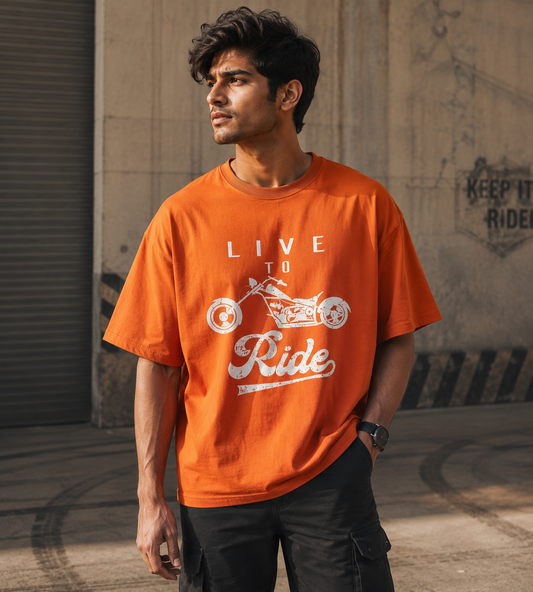 Live To Ride (Orange)