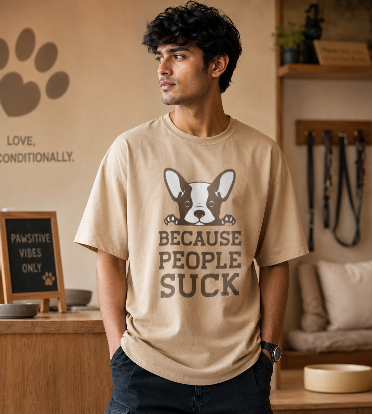 Because People Suck (Beige)