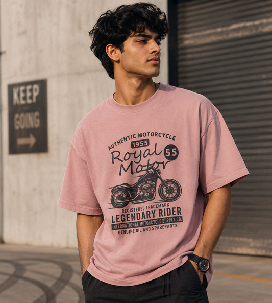 Authentic Motorcycle (Pastel Pink)
