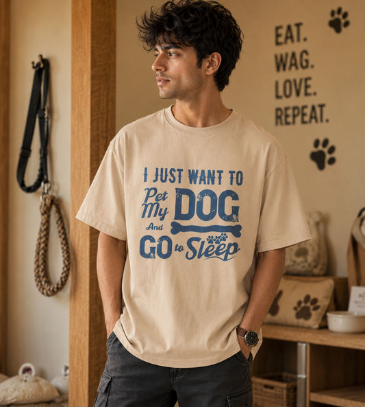I Just Want To Pet My Dog (Beige)