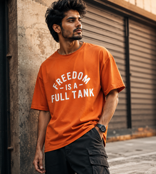Freedom Is A Full Tank (Orange)