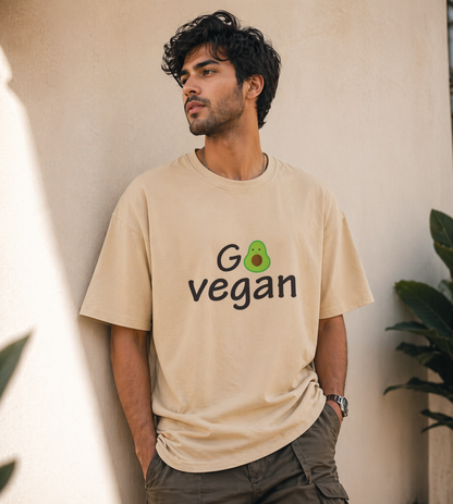 Go Vegan (Beige)