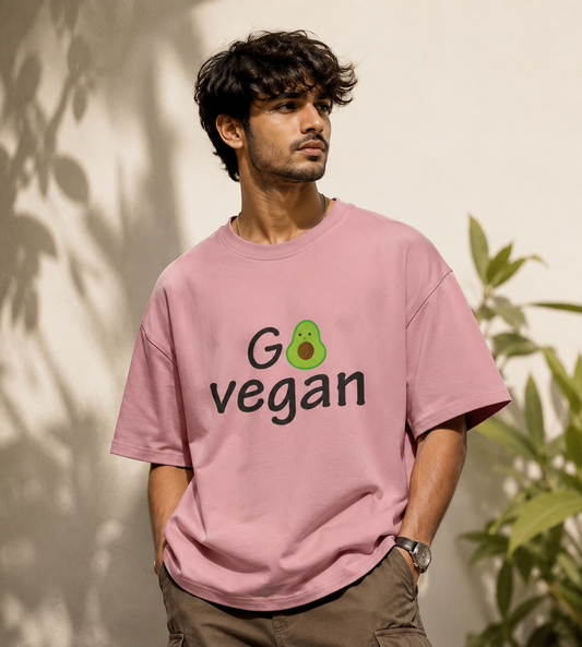 Go Vegan (Pastel Pink)