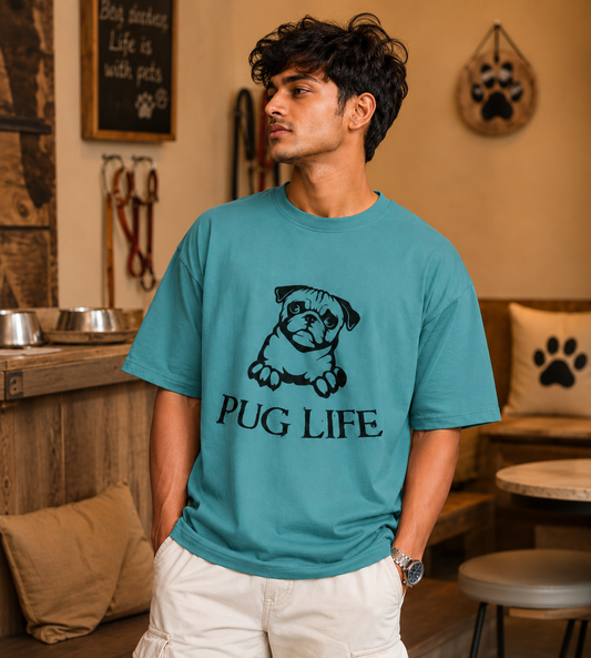 Pug Life (Dusty Turquoise)