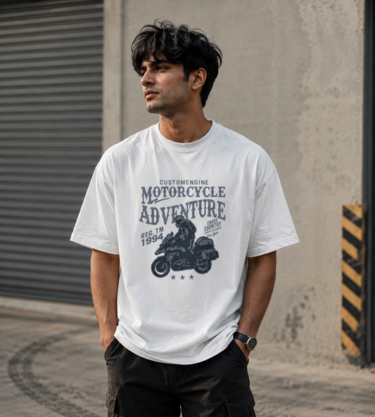 Motorcycle Adventure (White)