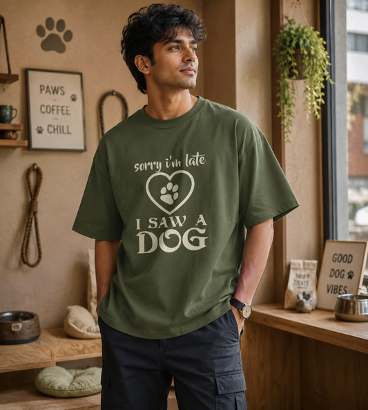 Sorry I Am Late (Olive Green)