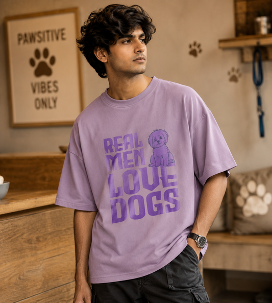 Real Men Love Dogs (Lavender)