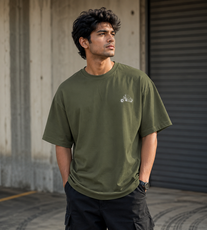 I Ride So I Don't Choke People (Olive Green)