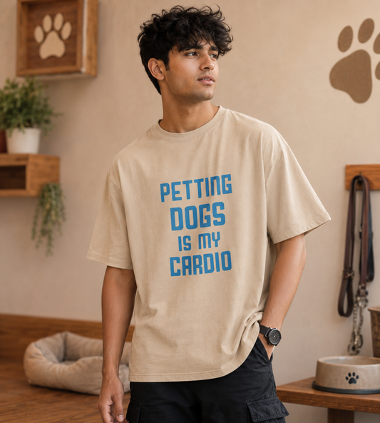 Petting Dogs Is My Cardio (Beige)