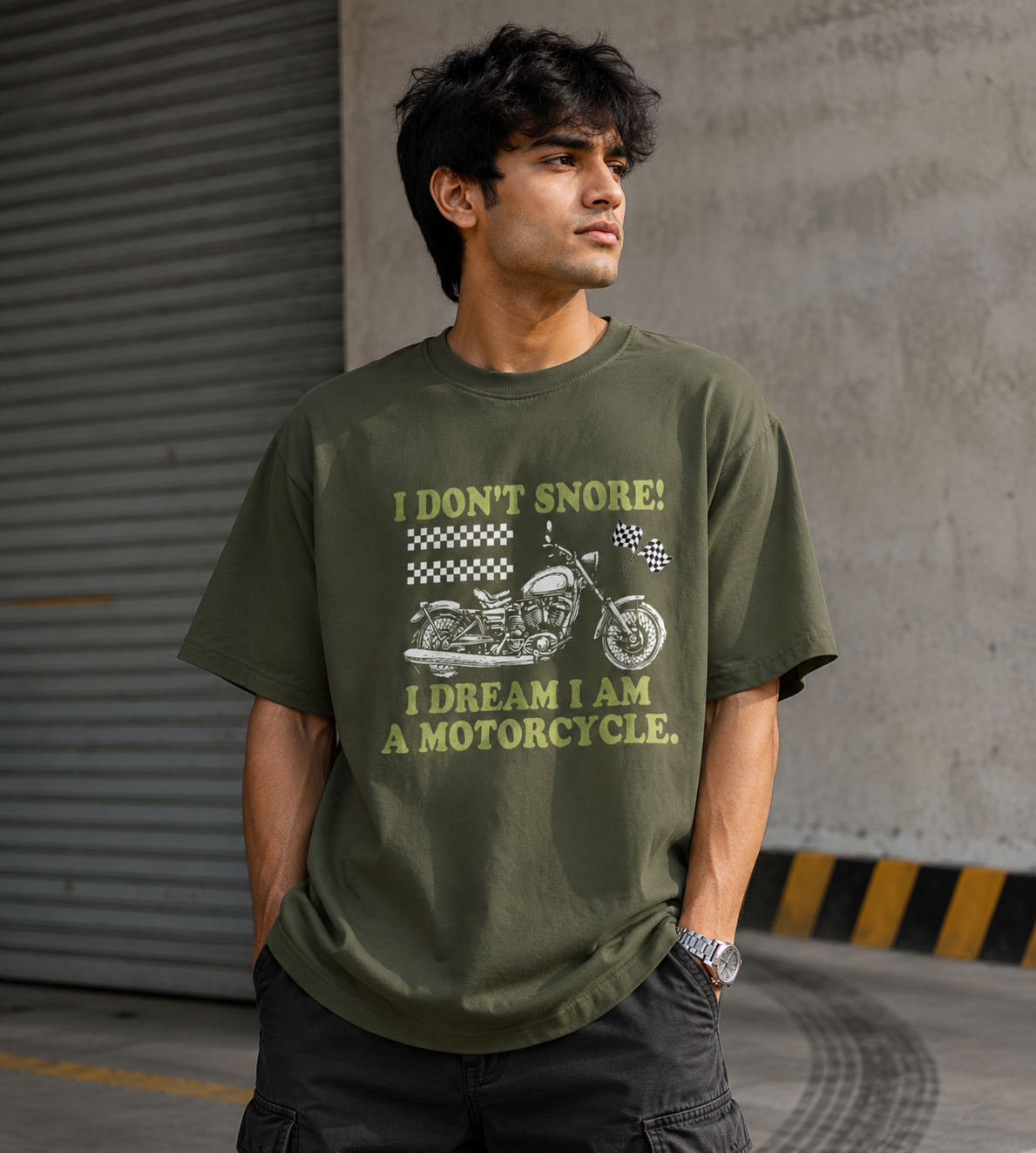I Don't Snore (Olive Green)