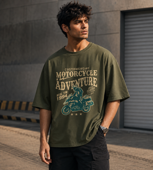 Motorcycle Adventure (Olive Green)