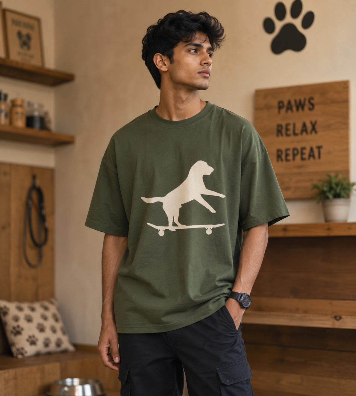 Dog Skate (Olive Green)