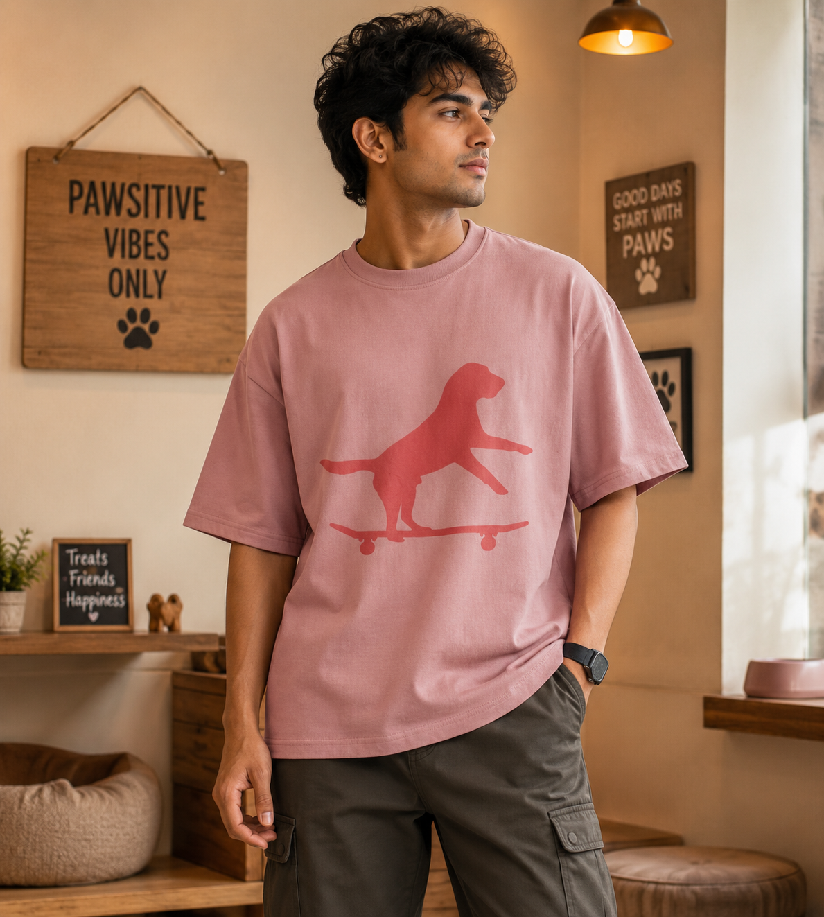 Dog Skate (Pastel Pink)