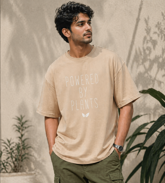 Powered By Plants (Beige)