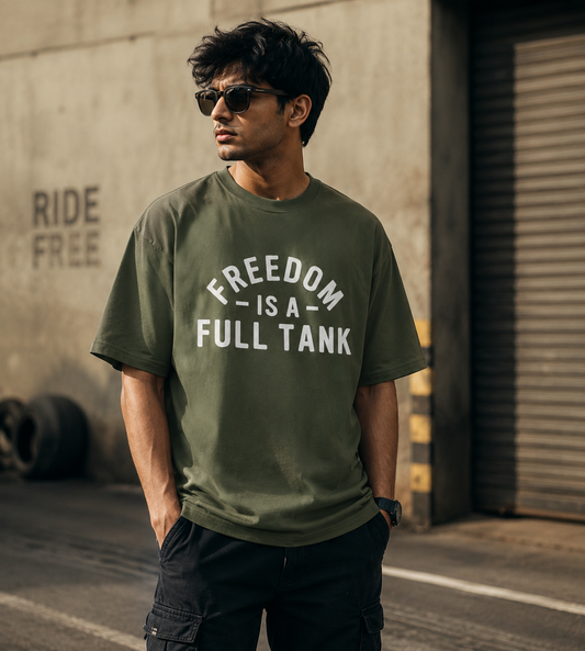 Freedom Is A Full Tank (Olive Green)