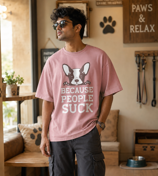 Because People Suck (Pastel Pink)