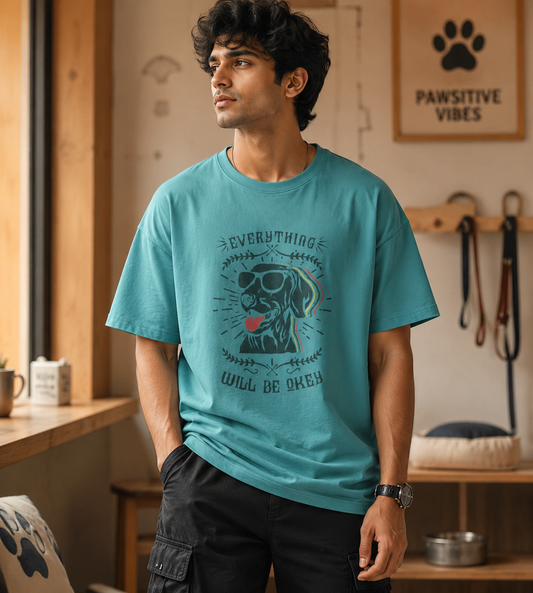 Everything Will Be Okay (Dusty Turquoise)