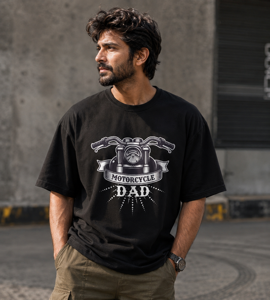Motorcycle Dad (Black)