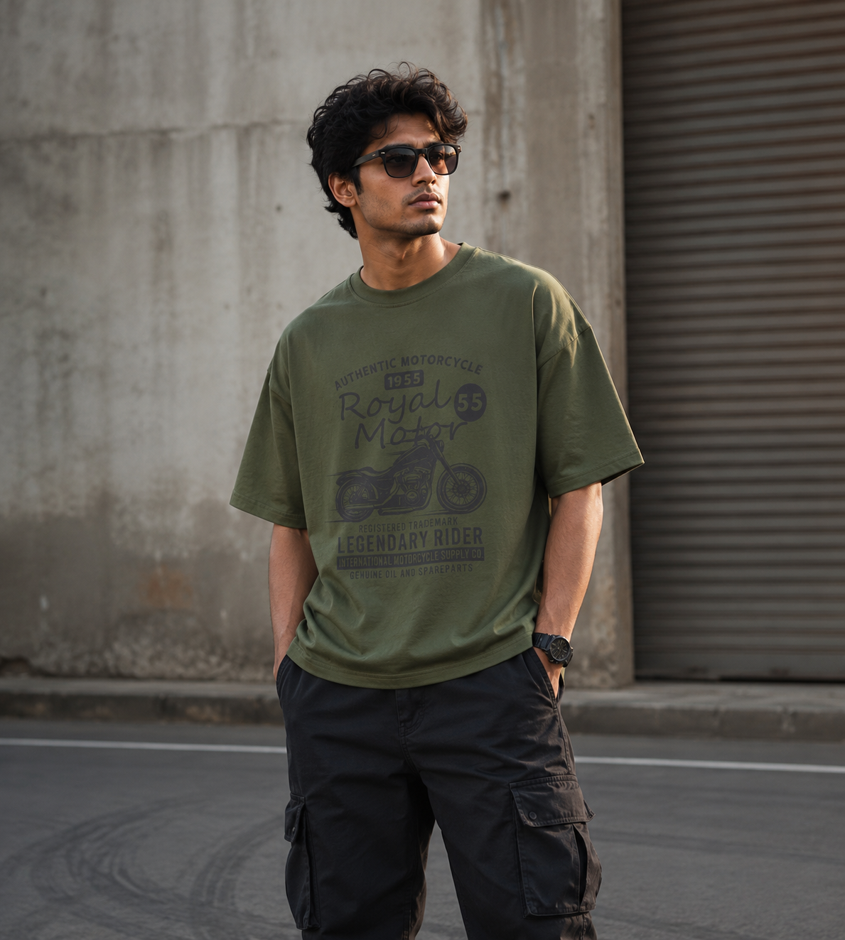 Authentic Motorcycle (Olive Green)
