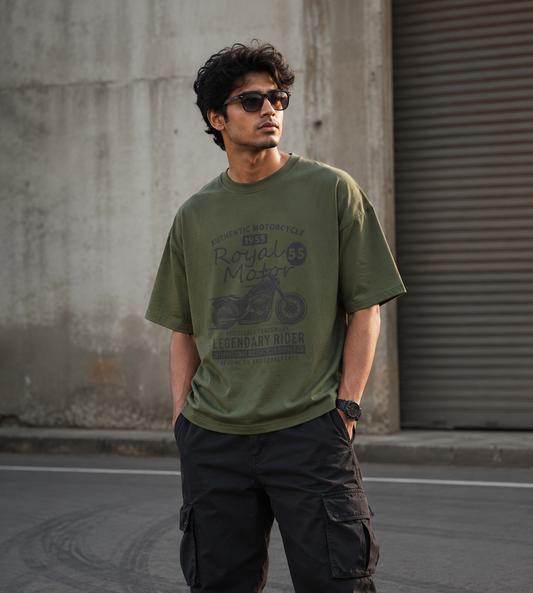 Authentic Motorcycle (Olive Green)