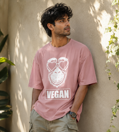 Vegan Monkey (Pastel Pink)