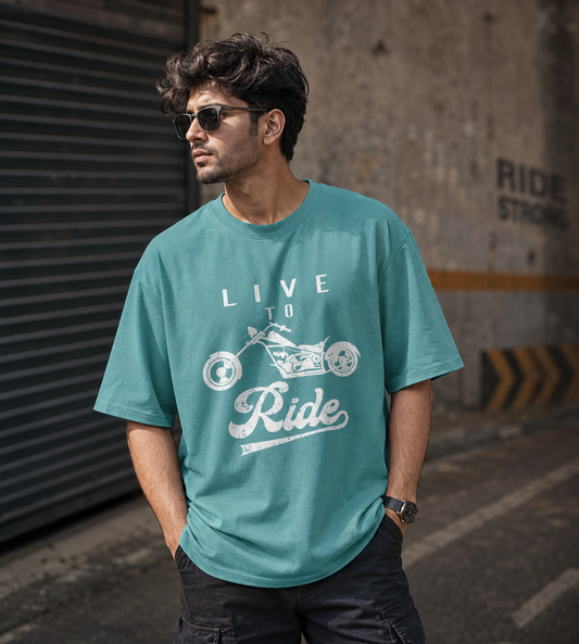 Live To Ride (Dusty Turquoise)