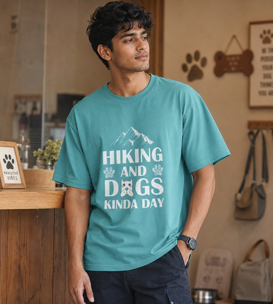 Hiking And Dogs Kinda Day (Dusty Turquoise)