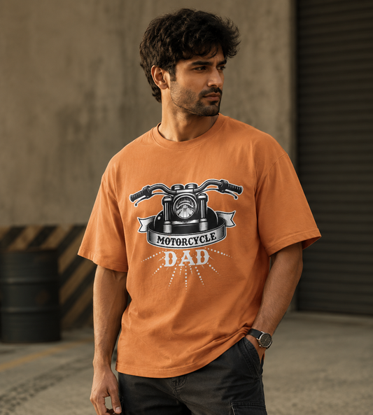 Motorcycle Dad (Peach)