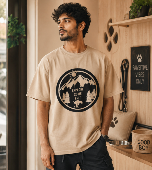 Explore Some Shit (Beige)