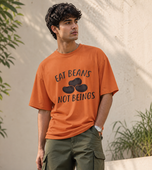 Eat Beans Not Beings (Orange)