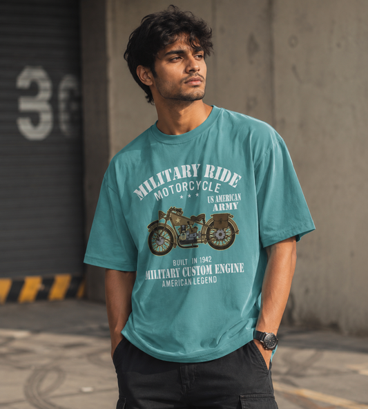 Military Ride (Dusty Turquoise)