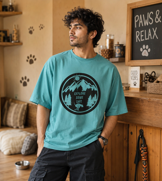 Explore Some Shit (Dusty Turquoise)