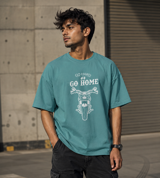 Go Hard Or Go Home (Dusty Turquoise)