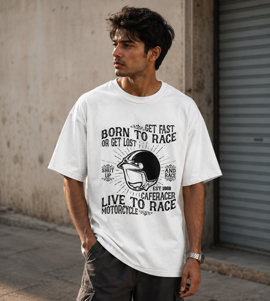Born To Race (White)