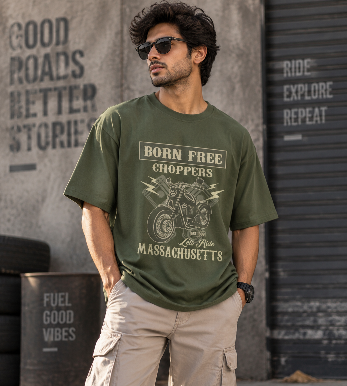 Born Free (Olive Green)