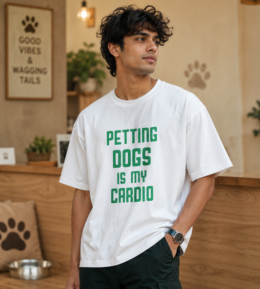 Petting Dogs Is My Cardio (White)