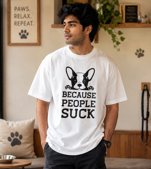 Because People Suck (White)