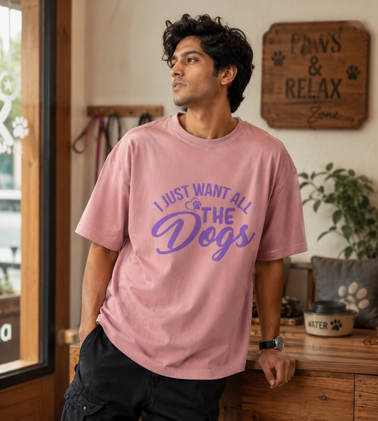 I Just Want All The Dogs (Pastel Pink)