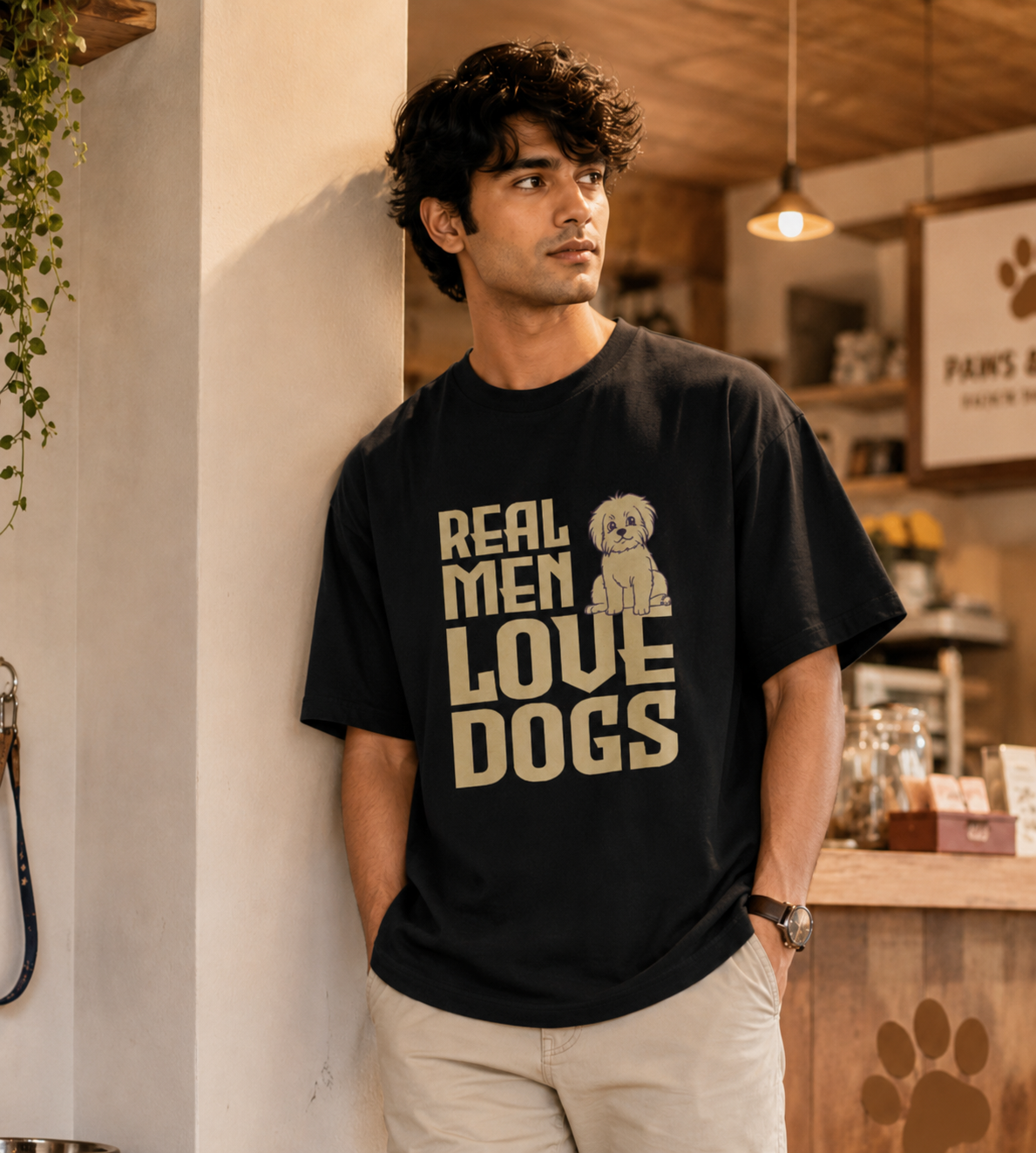 Real Men Love Dogs (Black)
